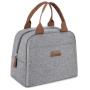 Wholesale New Fashion Reusable Custom Food Package Cold Insulated Lunch Cooler Bag for Work Office School Travel Picnic