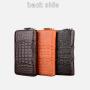 Cartera De Cuero Para Hombre  Authentic Genuine Crocodile Skin Real Croc Leather Men's Clutch Bag Hand Zipper Wallets For Men