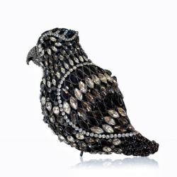 Clutches Wedding Handbag Crystal Evening Bag Parrot clutch purse