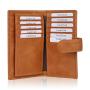 New Pu Leather Rfid Blocking Trifold Card Holder Men Wallet Freedom Design Wallets