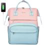 Fashion LOVEVOOK women Men Travel Backpacks 14/15.6/17 Inch Business rucksack Bag USB Port College School Laptop bags