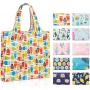 Durable and Machine Washable Reusable Grocery Bags 10 Pack Foldable Large Capacity Cloth Tote Shopping Bags