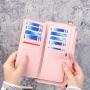 Factory price new ladies wallet women's waterproof wallets tassel pendant lychee grain money clip card coin purse wholesale