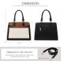 LOVEVOOK New Design PU Leather Top Handle Tote Shoulder Bag Satchel for ladies Fashion Luxury Purses and Handbags for Women 2024