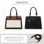 LOVEVOOK New Design PU Leather Top Handle Tote Shoulder Bag Satchel for ladies Fashion Luxury Purses and Handbags for Women 2024