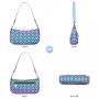 LOVEVOOK fashion hot sale small PU Crossbody Bags luxury shoulder bags custom geometric luminous women bags