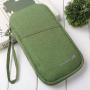 New portable ID passport holder travel portable wallet card holder multi compartment large capacity ticket holder storage
