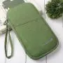 New portable ID passport holder travel portable wallet card holder multi compartment large capacity ticket holder storage