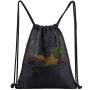 Mesh Net Backpack Shopping Bag Drawstring Backpacks For Men And Women Eco Shopper Travel School Gym Outdoor Bags