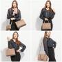 LOVEVOOK wholesale hot sale handbag women PU leather shoulder crossbody bag ladies clutch wallet 3 pcs bag set2021