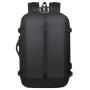 Unisex 17-Inch Large Capacity Travel Backpack Expanded Nylon Computer Bag with USB and Zipper Closure Waterproof Custom Logo
