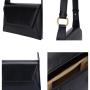 BSCI Custom Business Briefcases Pu Leather Bag For Women Small Vintage Shoulder Vegan Leather Bag Female  Luxury Cross Body Bag