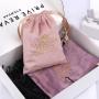 Custom Embroidery Printed Velvet Jewelry Bag Drawstring Pouch Small Gift Perfume Storage Velvet Bag