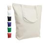 Gelory Custom Logo Super Strong Large Canvas Tote Bag Recycled Reusable Grocery Shopping Bags