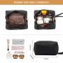 LOVEVOOK high quality 2pc/set PU leather Canvas Laptop Tote bag School shopping Casual handbag Shoulder Crossbody Bags for Women