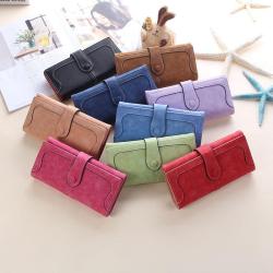 2024 New Fashion Korean Style Clutch Purse Three Layers Wallet Women's Long Zipper Hasp Wallet