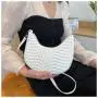 HR348 New Fashion Dumpling Shape Ladies Bag Simple and Trendy One Shoulder Crossbody Bag PU Leather New Moon Underarm Bag