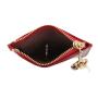 popular small slim custom logo card holder wallet card wallet id holder leather wallet keychain