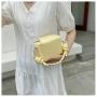 2024 new vertical stripes Square box bag embroidery line small handbag crossbody fashion shoulder bag