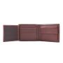High quality men genuine leather trifold wallet rfid blocking custom wallet