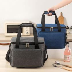 ZR912 Cooler Bag Outdoor Oxford Portable Picnic Bag 15L Waterproof Food Drink Ice Insulated Box Lunch Bag Travel Customized logo