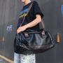 XL323 Durable Customized Logo Gym Bag Anti Water Large Capacity Sports Duffle Bag Polyester LEATHER Yoga Bag Can Hold Shoes