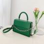 Trending Carteras Chain PU Leather Bag Ladies Hand Bag Crossbody Bag For Women