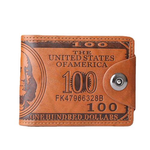 KBW135 2023 Wholesale New Card Bag Leather Bag Fashion Large Capacity Coin Purse Personalized Casual Men's Short Wallet