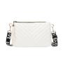 Vintage Crossbody PU Leather Bag with Tassels Mobile Phone Purse Messenger Shoulder Bag Strap Cheap Vintage Thread Pattern Style