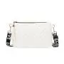 Vintage Crossbody PU Leather Bag with Tassels Mobile Phone Purse Messenger Shoulder Bag Strap Cheap Vintage Thread Pattern Style