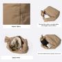 Factory Wholesale Trendy Ladies Puff Bag Soft Cotton Nylon Simple Handbag Logo Customized Hand Bag Women Mini Puff Bag