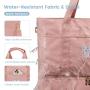 LOVEVOOK New 3 in 1 Custom Logo Pink Travelling Weekender Overnight Holdall Duffle Luggage Travel Bags For Luxury Men Women