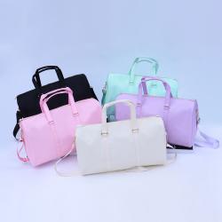 Keymay Free Sample Nylon Duffel Bag Waterproof Travel Gym Duffle Travel Bag Custom Duffle Weekender Bag