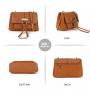 2024 new design trend wholesale fashion shoulder bag women PU leather high quality simple casual handbag