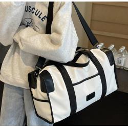 ZR924 New Leisure Travel Bag Fashion Outdoor Sports Shoulder Bag Oxford Cloth Wear-resistant Foldable luggage Fitness Bag