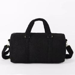 Winter Soft Teddy Duffle Bag Shoulder Large Plush Travel Bag Weekend Overnight Fluzy Fluffy Sherpa Hand Bag Travel Duffel Bag