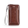 Men's Multi Card Zipper Multi functional Phone Bag Wallet