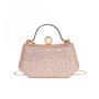 Hot Selling Rhinestone Luxury Diamond Banquet Bag Crossbody Chain Clutch Elegant Evening Handbag For Ladies 2024