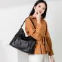 Large Capacity Handbag Tote Bag Pure Color Women'S Messenger Bags Female High Quality Leather Crossbody Bags For Women