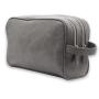 Luxury vintage leather men's toiletry bag large necessaries wash bag toilet bag ideal for travel
