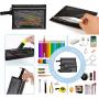 Nylon Pencil Pouches Breathable Travel Cosmetic Cables Chargers Organizer Zipper Mesh Pouch Bag