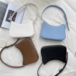 Summer 2024 Ladies Hand Bags Simple Fashion Ladies Shoulder Bags Pu Leather Bags For Women's Handbags