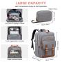 2023 New LOVEVOOK Vintage Unisex Business custom computer bags 15.6in casual daypack school travel women men laptop backpacks