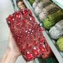 High Quality Luxury Metal Mesh Purse Crystal Bling Purses Rhinestone Handbags Evening Bag