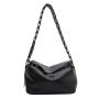 2024 new bags ladies fashion temperament underarm pillow bag woven crossbody female bags
