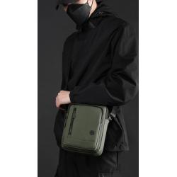 HR220 New Polyester Men's Shoulder Bag Fashion Casual Handheld Crossbody Bag Outdoor Sports Vertical Square Style Boy's Bag