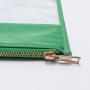 Multi Purpose Cosmetic Plastic Jewelry Ziplock Organizer Embroidered Letters Makeup and PVC Toiletry Nylon Cosmetic Bag