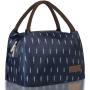 High Quality Reusable Insulated Lunch Bag Travel Picnic Cooler Tote Box Bag With Anti-Slip Soft Handle