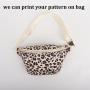 Keymay High Quality Gold Hardware Girls Multi-color Waterproof Nylon Waist Bag Tie Dye Crossbody Bag Kids Fanny Pack Waist Pack
