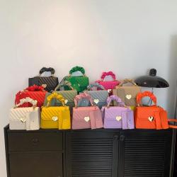 Korean embroidery line texture women's bag 2024 new shoulder bag woman satchel personality tide ladies handbag small square bag